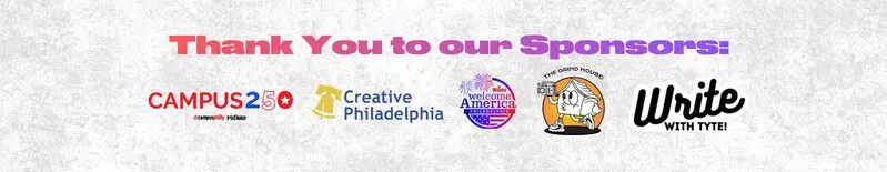 banner highlighting sponsors for the 2026 I AM PHL Contest