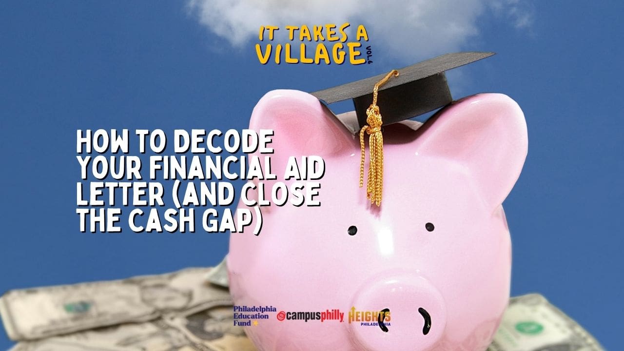 image of piggybank with graduation cap on sitting atop piles of money