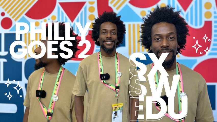 Nikkolas Smith poses for picture at SXSWEDU