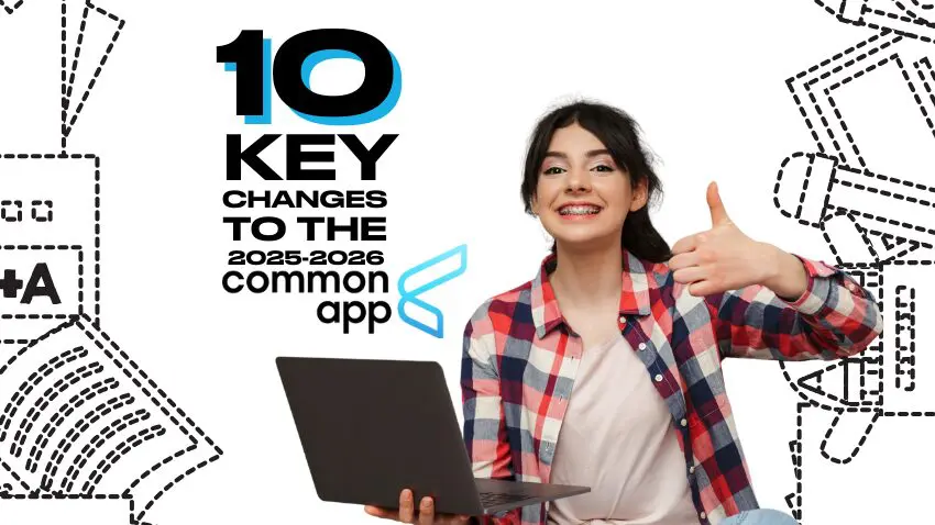 Young female student giving thumbs up with laptop in hand