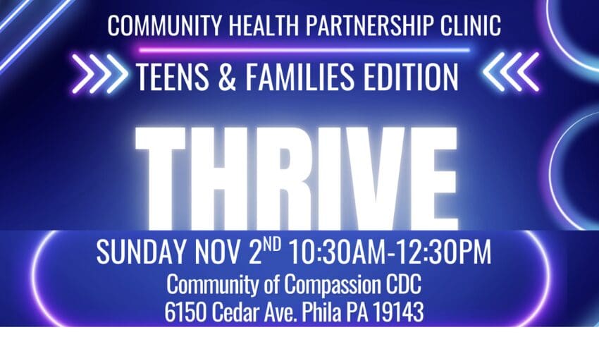 THRIVE: Teens & Families Edition | Community Health Partnership Clinic 2025